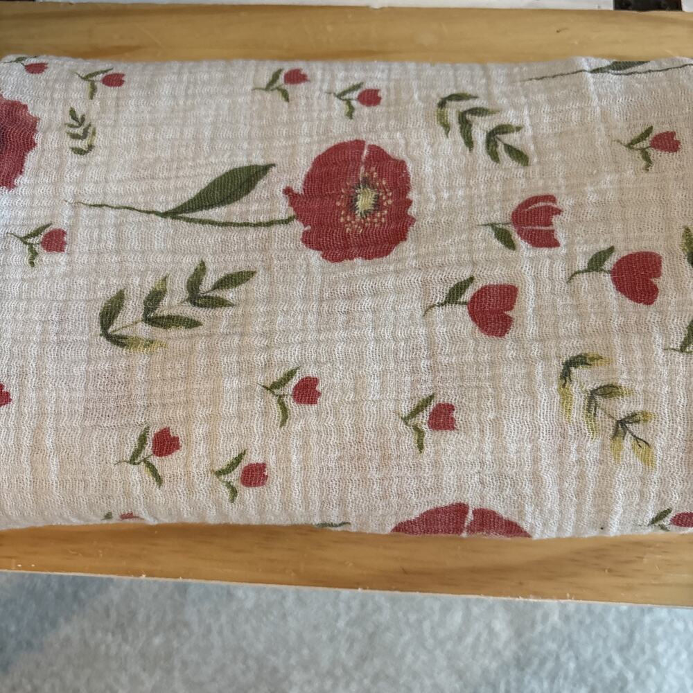 Flowers Baby Muslin Swaddle Blanket Infant Girls